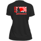 ArtichokeUSA Custom Design. Fan Art Mechagodzilla/Godzilla. Ladies’ Moisture-Wicking V-Neck Tee