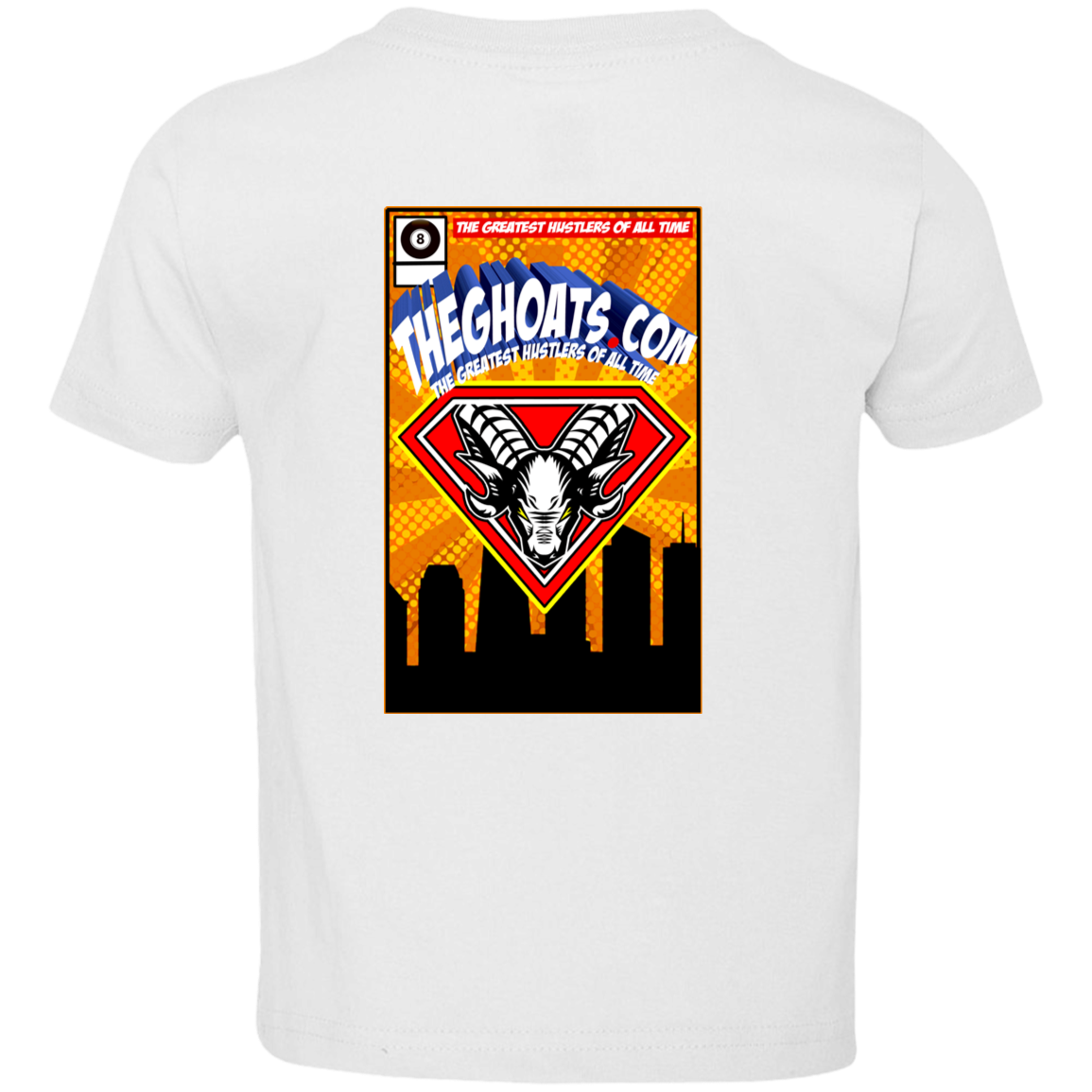 The GHOATS Custom Design. #38 Super 3. APA League. Toddler Jersey T-Shirt