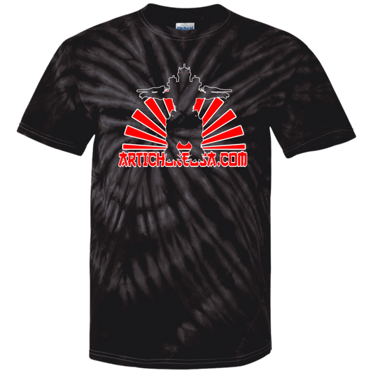 ArtichokeUSA Custom Design. Fan Art Mechagodzilla/Godzilla. 100% Cotton Tie Dye T-Shirt