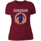 ArtichokeUSA Character and Font design. Let's Create Your Own Team Design Today. Amber. Ladies' Boyfriend T-Shirt