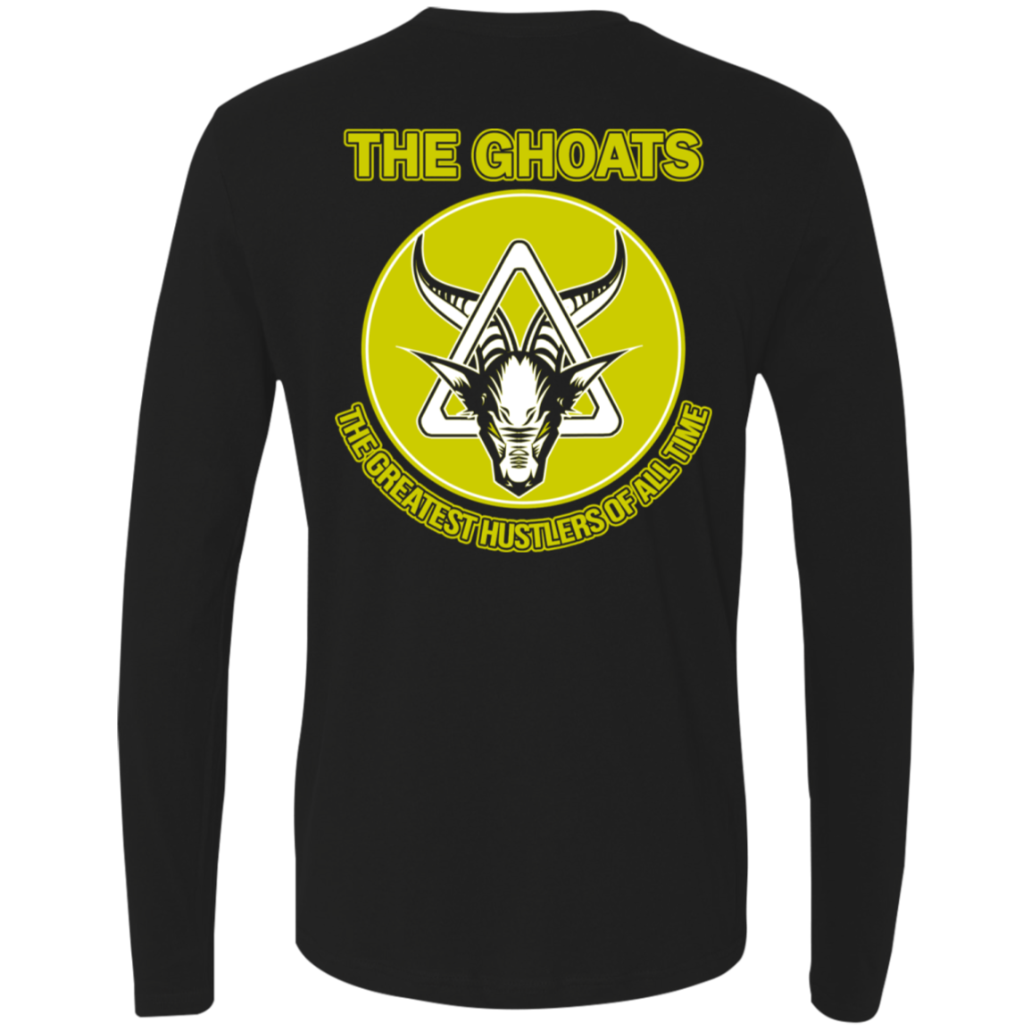 The GHOATS Custom Design #8. Eat Sleep Play 8 ball Play 9 ball Repeat. Ultra Soft Fitted Men's Long Sleeve