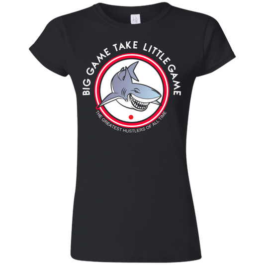 The GHOATS Custom Design. #25 Big Game Take Little Game. Ultra Soft Style Ladies' T-Shirt