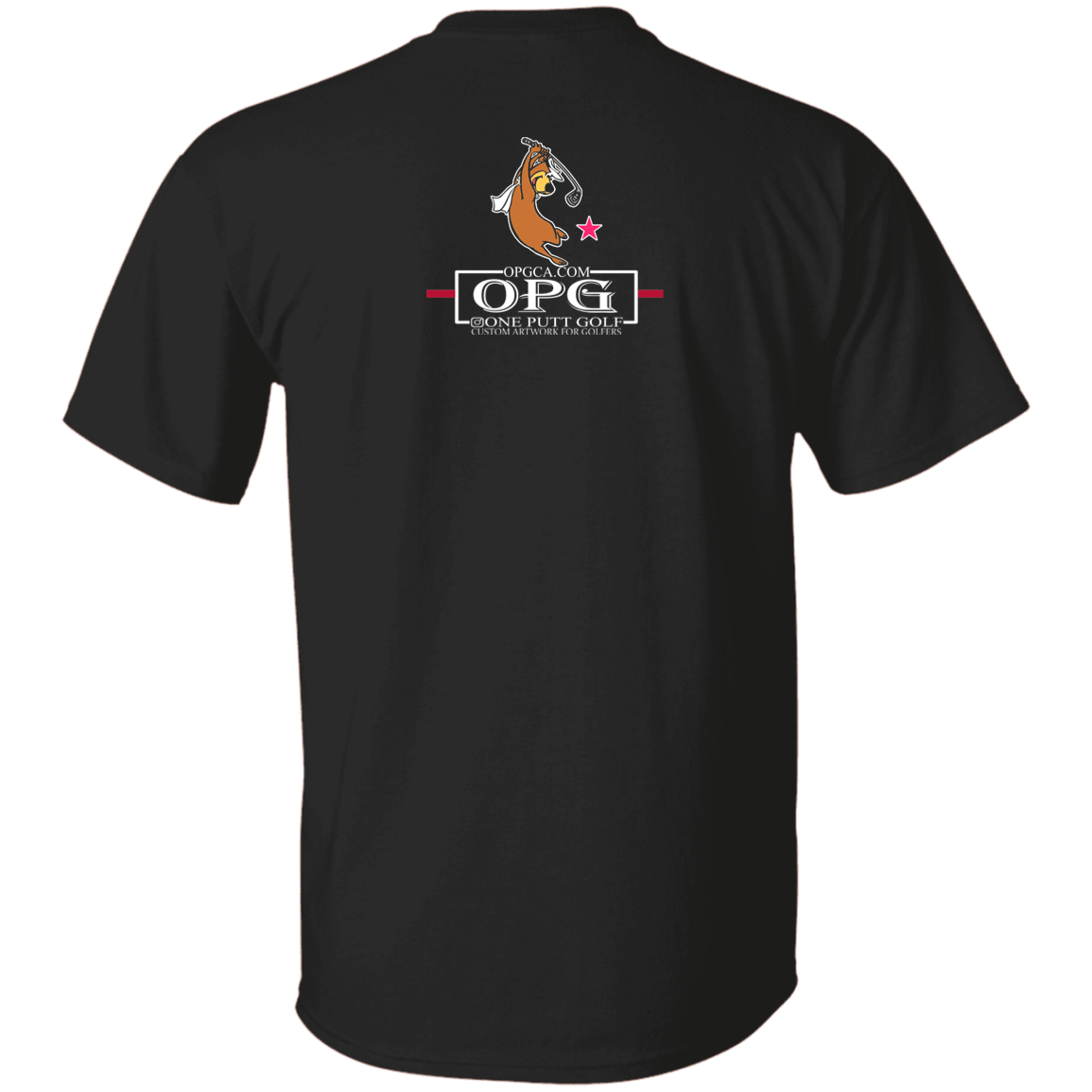OPG Custom Design #15. Golf Southern California with Yogi Bear Fan Art. 5.3 oz. T-Shirt