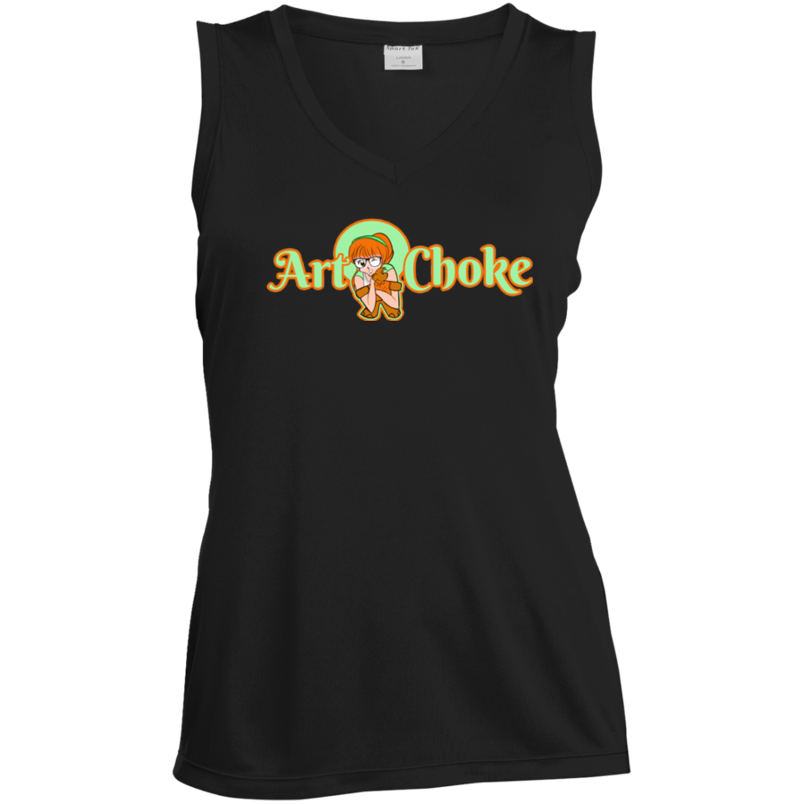 ArtichokeUSA Character and Font Design. Let’s Create Your Own Design Today. Winnie. Ladies' Sleeveless V-Neck