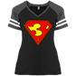 The GHOATS Custom Design. #38 Super 3. APA League. Ladies' Game V-Neck T-Shirt