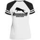 ArtichokeUSA Custom Design. Ruffing the Passer. Pitbull Edition. Male Version. Ladies' Game V-Neck T-Shirt