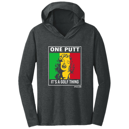 OPG Custom Design #22. One Putt / One Love Parody with Fan Art. Female Edition. Triblend T-Shirt Hoodie