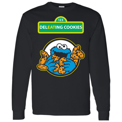 ArtichokeUSA Custom Design #55. DelEATing Cookes. IT humor. Cookie Monster Parody. 100% Cotton Jersey Knit T-Shirt