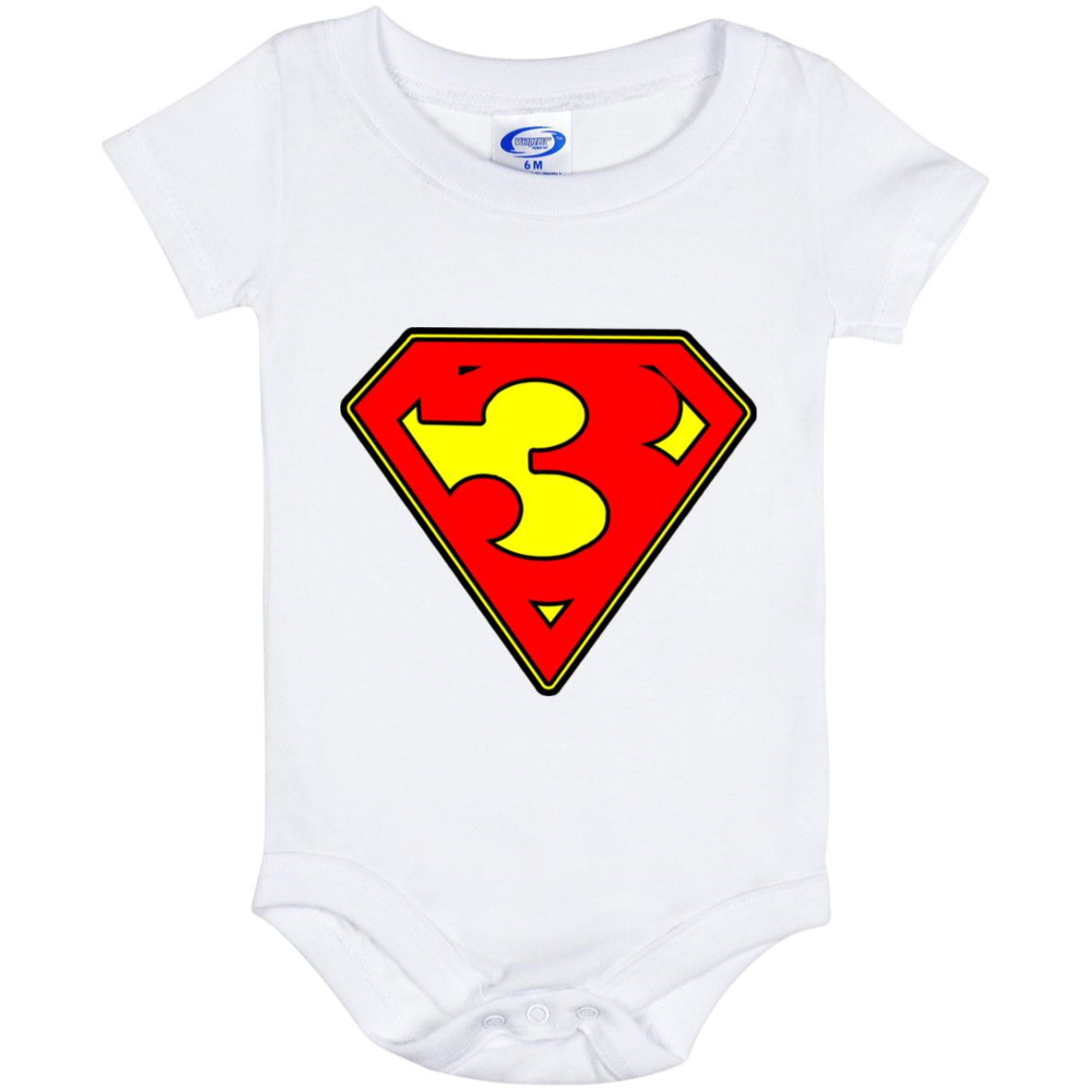 The GHOATS Custom Design. #38 Super 3. APA League. Baby Onesie 6 Month