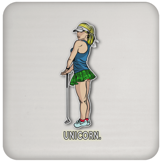 OPG Custom Design #18. Unicorn. Golf. Coaster