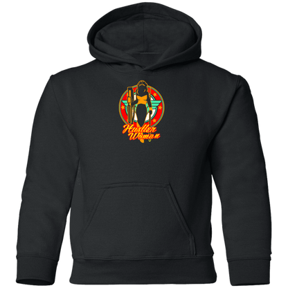 The GHOATS Custom Design #15. Hustler Woman. Youth Pullover Hoodie