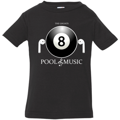 The GHOATS Custom Design. #19 Pool & Music. Infant Jersey T-Shirt