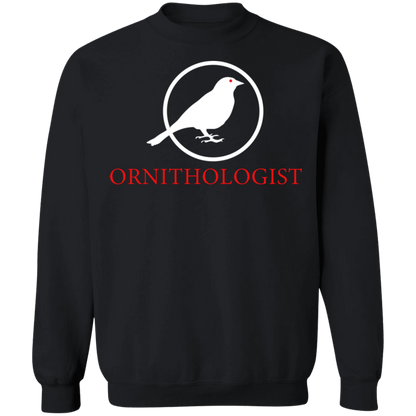 OPG Custom Design # 24. Ornithologist. A person who studies or is an expert on birds. Crewneck Pullover Sweatshirt