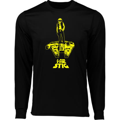 ArtichokeUSA Custom Design. I am the Stig. Han Solo / The Stig Fan Art. Long Sleeve Moisture-Wicking Tee