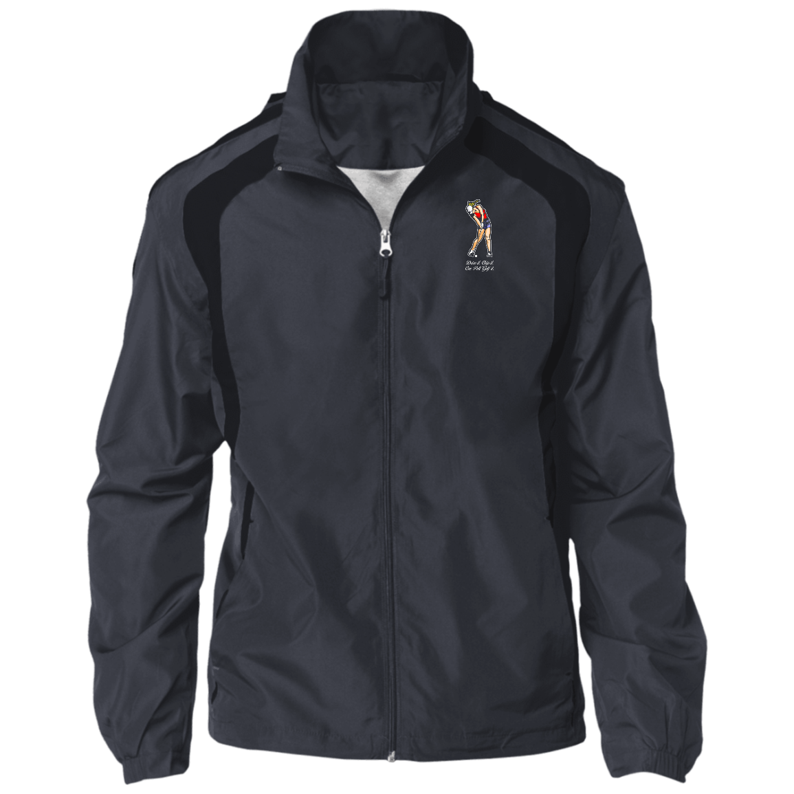 OPG Custom Design #9. Drive it. Chip it. One Putt Golf It. Golf So. Cal. 100% Polyester Shell Jacket