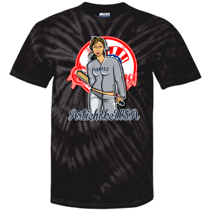 ArtichokeUSA Character and Font Design. Let’s Create Your Own Design Today. Brooklyn. 100% Cotton Tie Dye T-Shirt