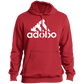 ArtichokeUSA Custom Design. Adobo. Adidas Parody. Ultra Soft Pullover Hoodie
