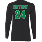 ArtichokeUSA Custom Design. RIP Kobe. Mamba Forever. Celtics / Lakers Fan Art Tribute. Ladies' 100% Cotton Long Sleeve T-Shirt