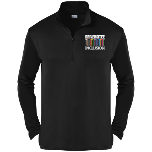 ZZZ#06 OPG Custom Design. DRIVER-SITEE & INCLUSION. 100% Polyester 1/4-Zip Pullover