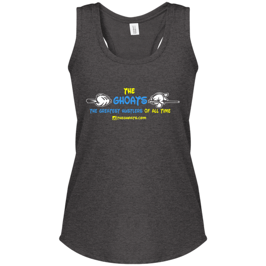 The GHOATS custom design #14. The Happiest Place On Earth. Fan Art. Ladies' Perfect Tri Racerback Tank
