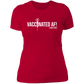 ArtichokeUSA Custom Design. Vaccinated AF (and fine). Ladies' Boyfriend T-Shirt