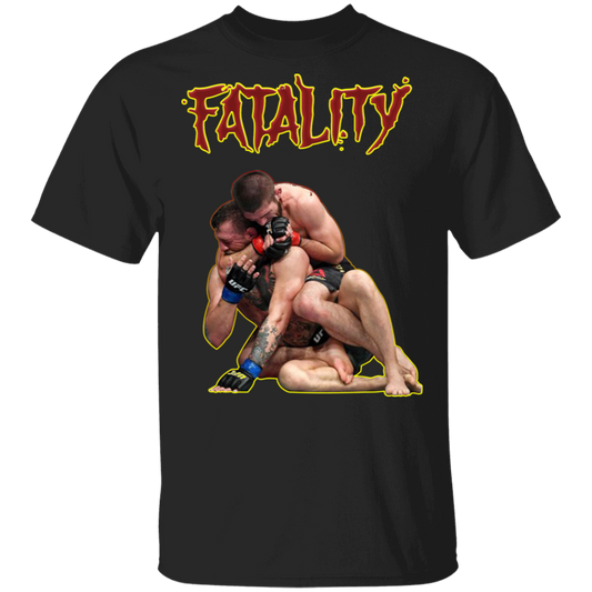 Artichoke Fight Gear Custom Design #11. Fatality. Mortal Kombat Parody. MMA. Men's 100% Cotton T-Shirt