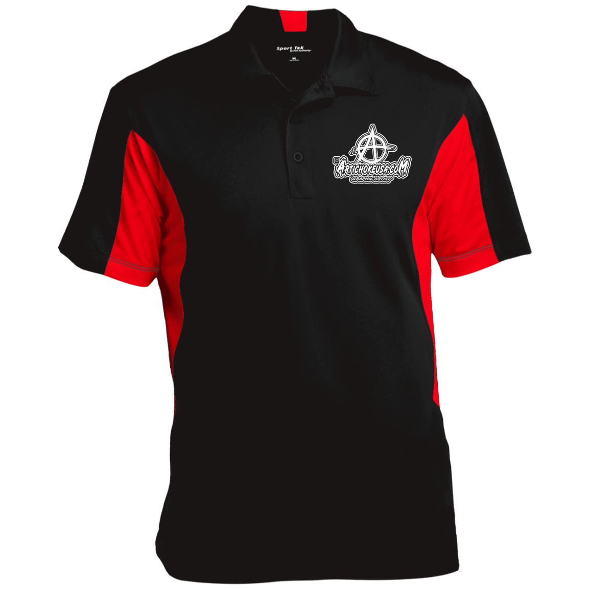 Embroidered Men's Colorblock Performance Polo