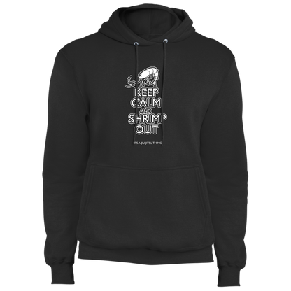 Artichoke Fight Gear Custom Design #12. Keep Calm and Shrimp Out. Fleece Pullover Hoodie