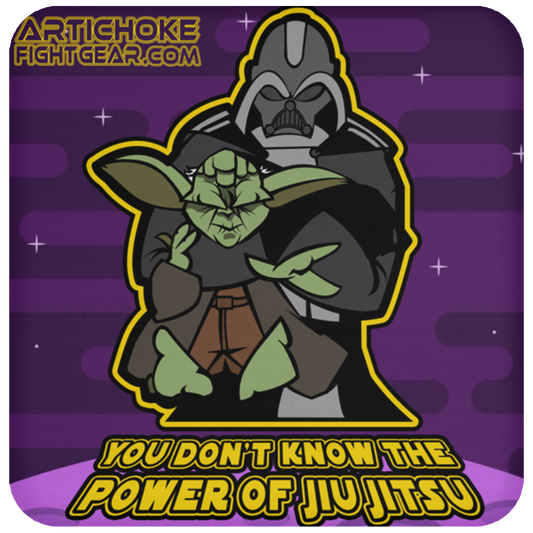 Artichoke Fight Gear Custom Design #20. You Don't Know the Power of Jiu Jitsu. Coaster