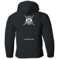 The GHOATS Custom Design. #11 Families That Hustle Together, Stay Together. Youth Pullover Hoodie