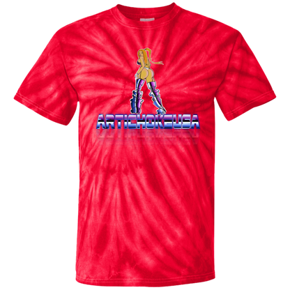 ArtichokeUSA Character and Font design. Let's Create Your Own Team Design Today. Dama de Croma. Youth Tie Dye T-Shirt