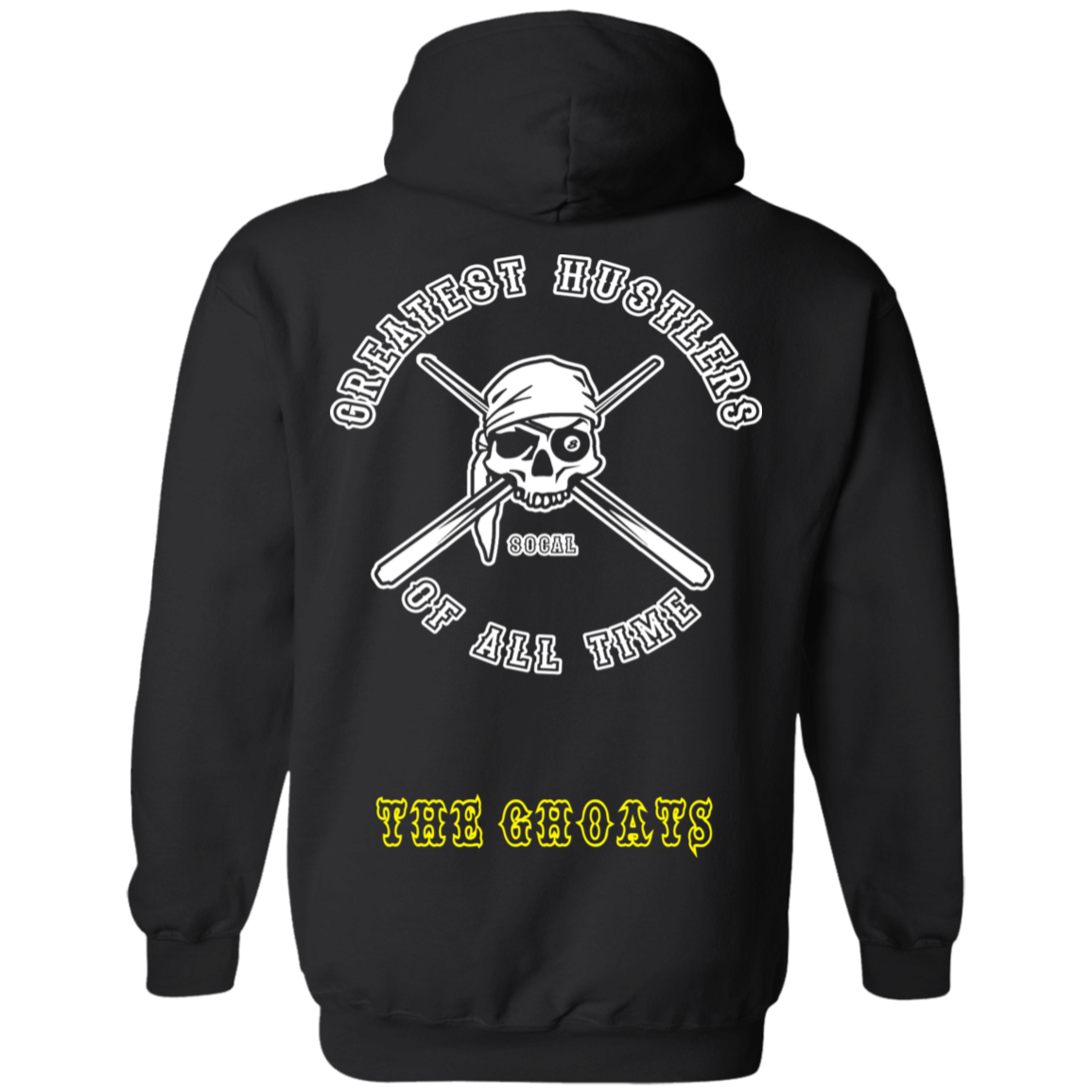 The GHOATS Custom Design. #4 Motorcycle Club Style. Ver 1/2. Basic Pullover Hoodie