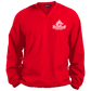 Embroidered Pullover V-Neck Windshirt