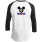 The GHOATS Custom Design. #18 Hustler Fan Art. Youth 3/4 Raglan Sleeve Shirt