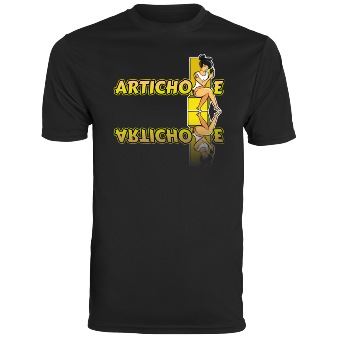 ArtichokeUSA Character and Font Design. Let’s Create Your Own Design Today. Betty. Men's Moisture-Wicking Tee