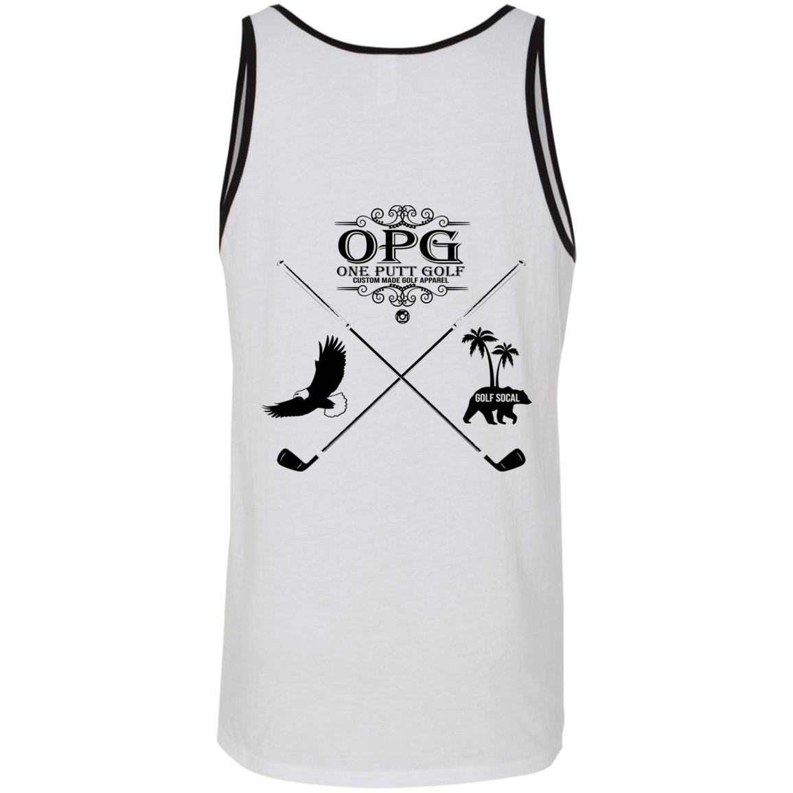 OPG Custom Design #8. Drive. 2 Tone Tank 100% Combed and Ringspun Cotton