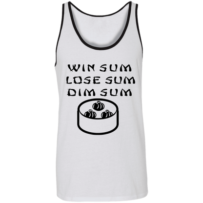 ArtichokeUSA Custom Design. WIN SUM. LOSE SUM. DIM SUM. Unisex Tank