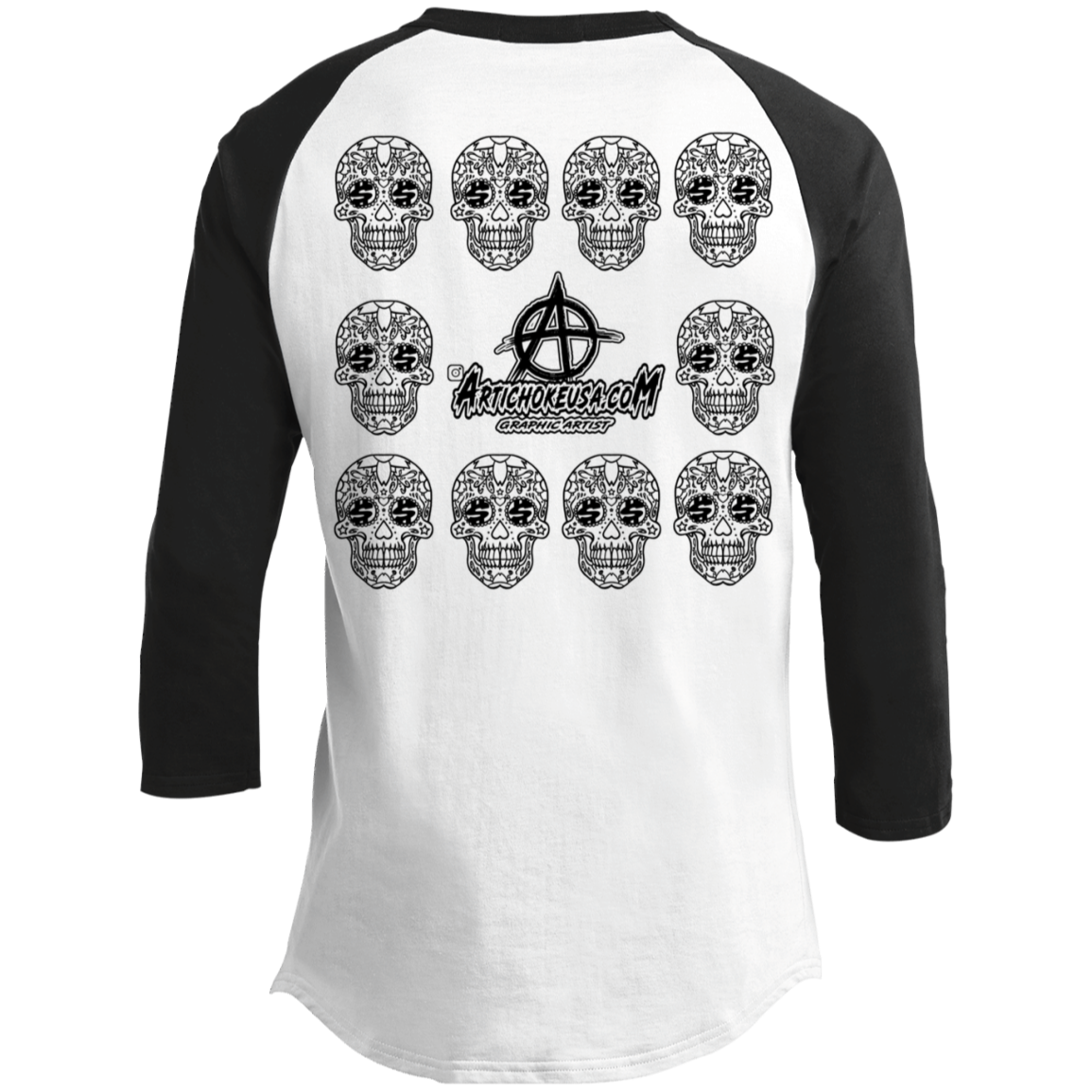 ArtichokeUSA Custom Design. You Win Some, You Lose Some, But You Get Paid For All. 3/4 Raglan Sleeve Shirt