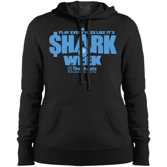 The GHOATS Custom Design. #32. Shark Week. Shark Life. Ladies' Pullover Hoodie