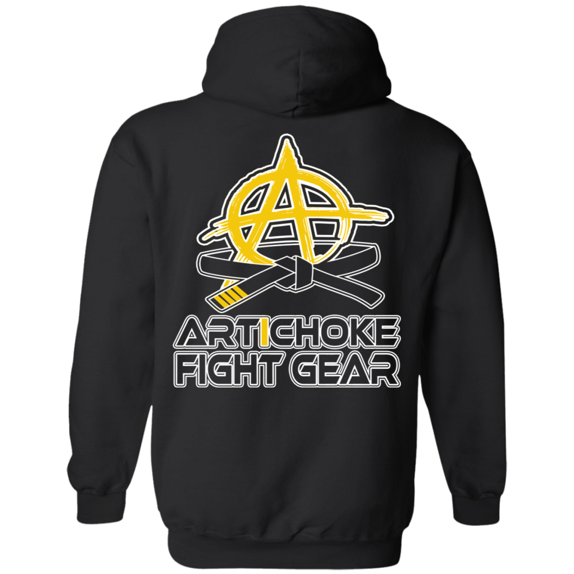 Artichoke Fight Gear Custom Design #8. USE ARMBARS. US Army Parody. Basic Hoodie