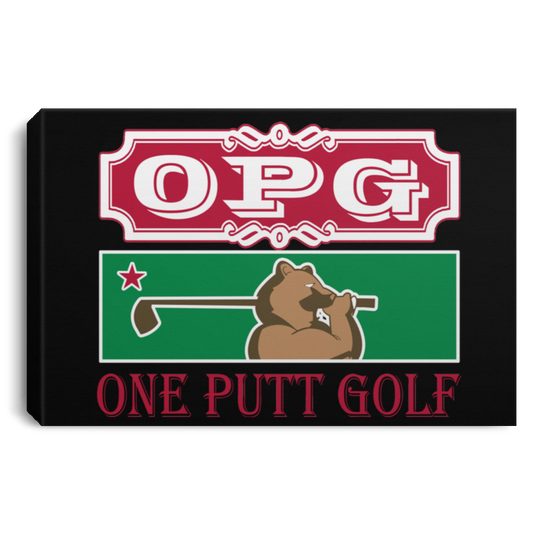 OPG Custom Design #8. Golf Southern California. All Year Long Baby!! Landscape Canvas .75in Frame