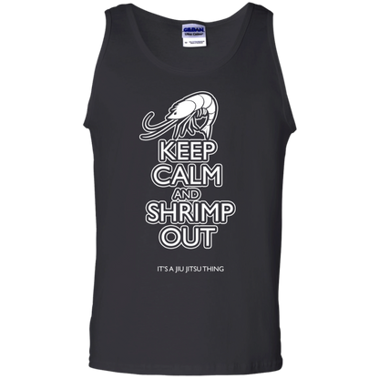 Artichoke Fight Gear Custom Design #12. Keep Calm and Shrimp Out. 100% Cotton Tank Top