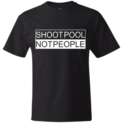 The GHOATS Custom Design. #26 SHOOT POOL NOT PEOPLE. Heavy Cotton T-Shirt