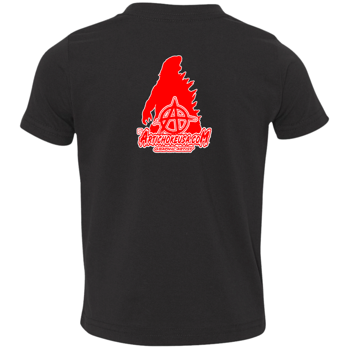 ArtichokeUSA Custom Design. Godzilla. Long Live the King. (1954 to 2019. 65 Years! Fan Art. Toddler Jersey T-Shirt