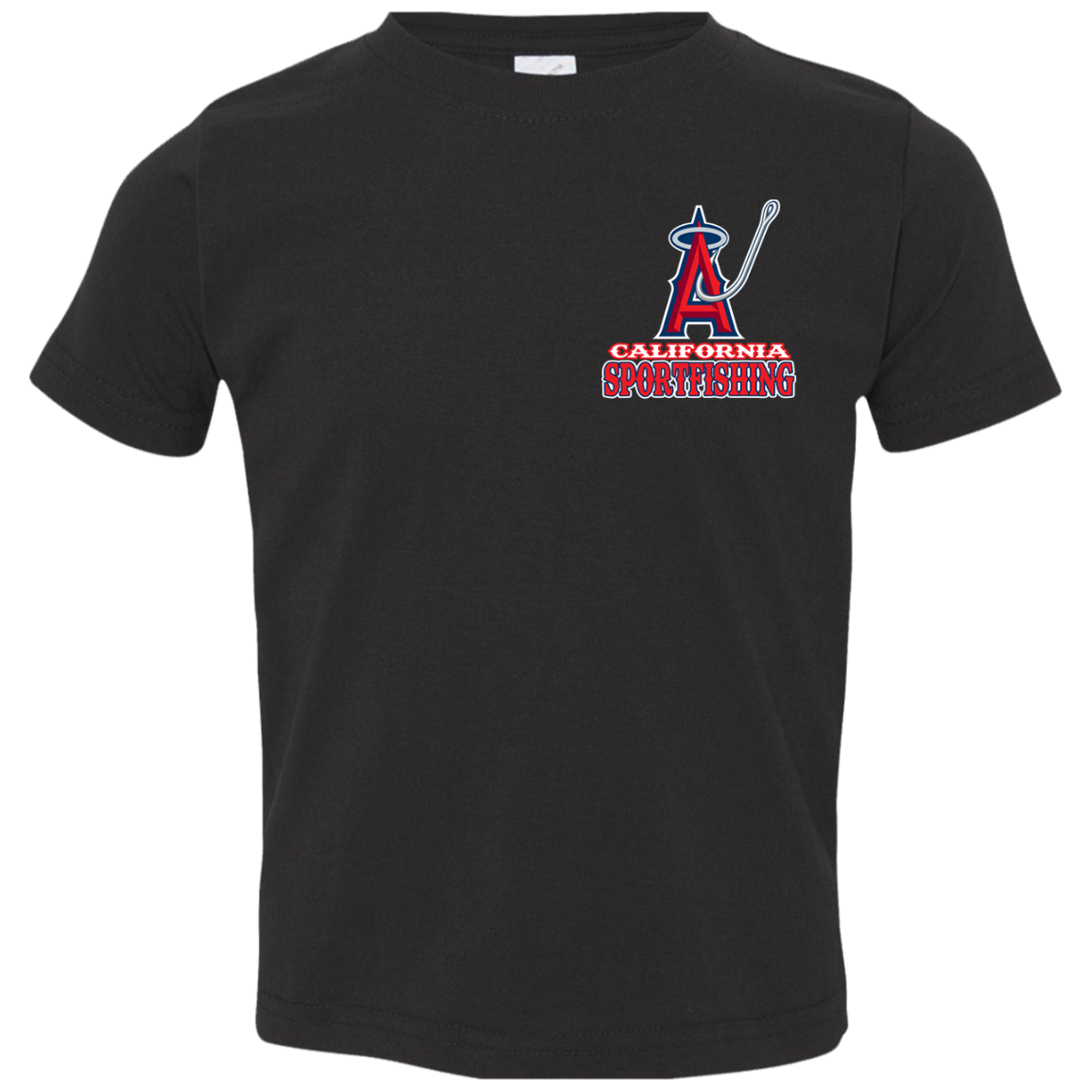 ArtichokeUSA Custom Design. Anglers. Southern California Sports Fishing. Los Angeles Angels Parody. Toddler Jersey T-Shirt