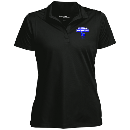 OPG Custom Design #3. Blue Tees Blues Brothers Fan Art. Ladies' Micropique Sport-Wick® Polo