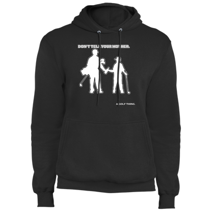 OPG Custom Design #7. Father and Son's First Beer. Don't Tell Your Mother. Fleece Pullover Hoodie