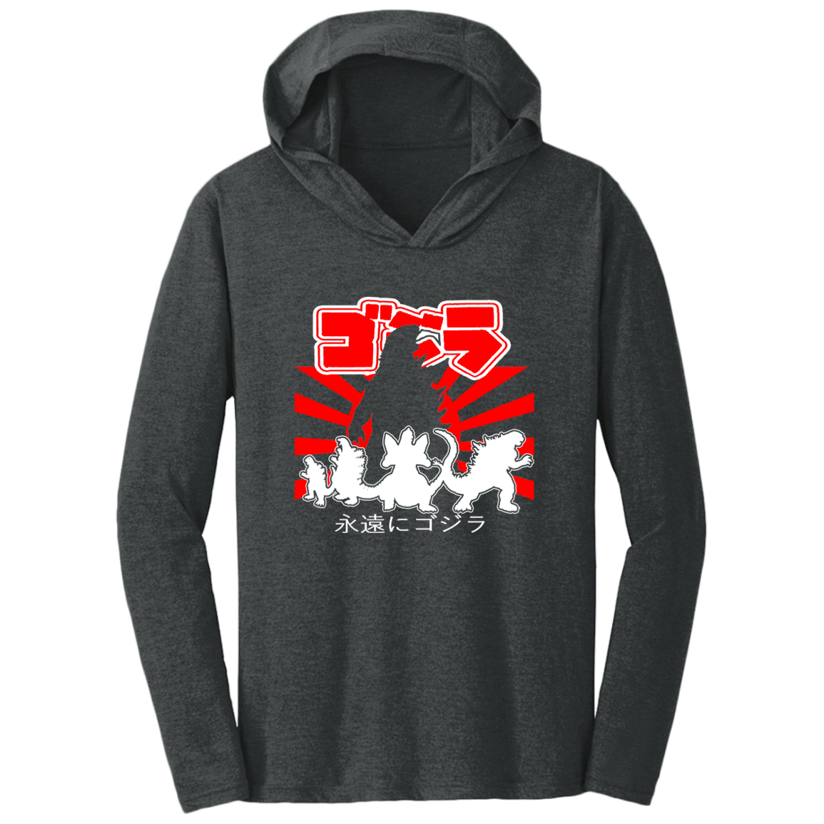 ArtichokeUSA Custom Design. Godzilla. Long Live the King. (1954 to 2019. 65 Years! Fan Art. Triblend T-Shirt Hoodie