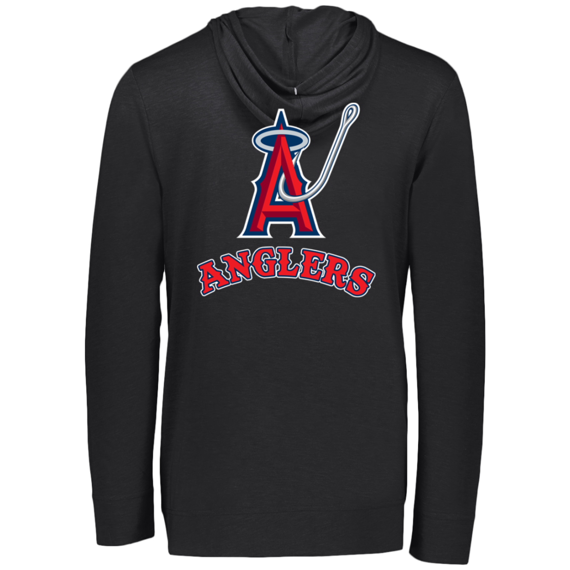 ArtichokeUSA Custom Design. Anglers. Southern California Sports Fishing. Los Angeles Angels Parody. Eco Triblend T-Shirt Hoodie