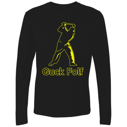 OPG Custom Design #19. GUCK FOLF. Men's Edition. Men's 100% Combed Ringspung Cotton